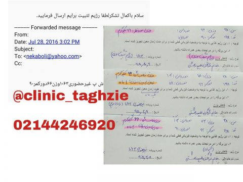رژیم لاغری