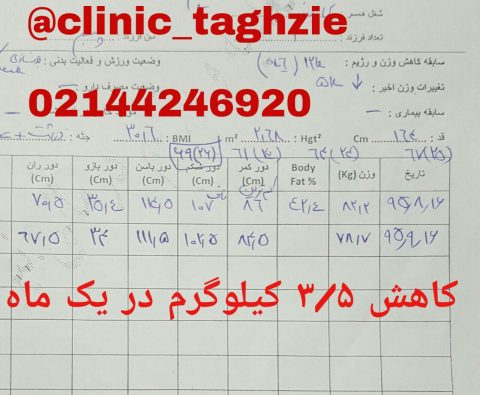 دریافت رژیم آنلاین